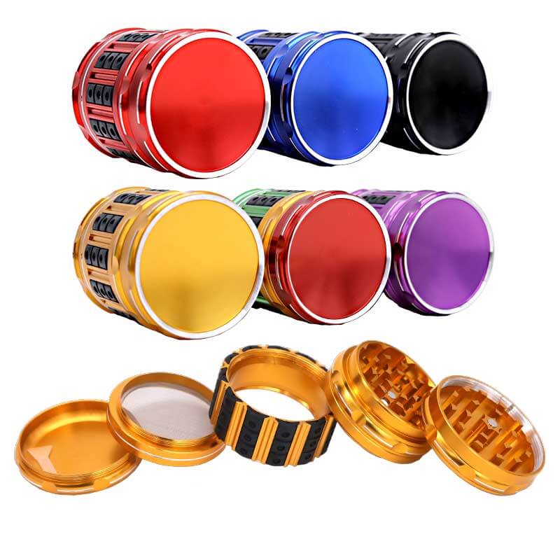 Matte Metallic 4 Part Grinder (MG-703) | 63mm | Assorted Colors product image